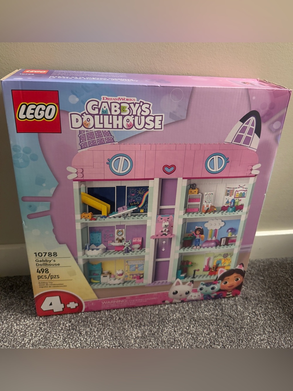 LEGO Gabby’s Dollhouse Playset - 498 pieces. Brand new